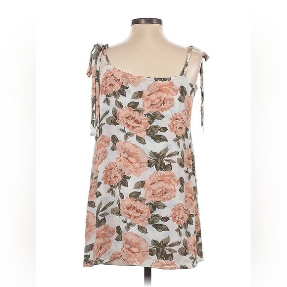 Reformation Dixie Floral Mini Dress in Cream Avery Print Small - Picture 1 of 13